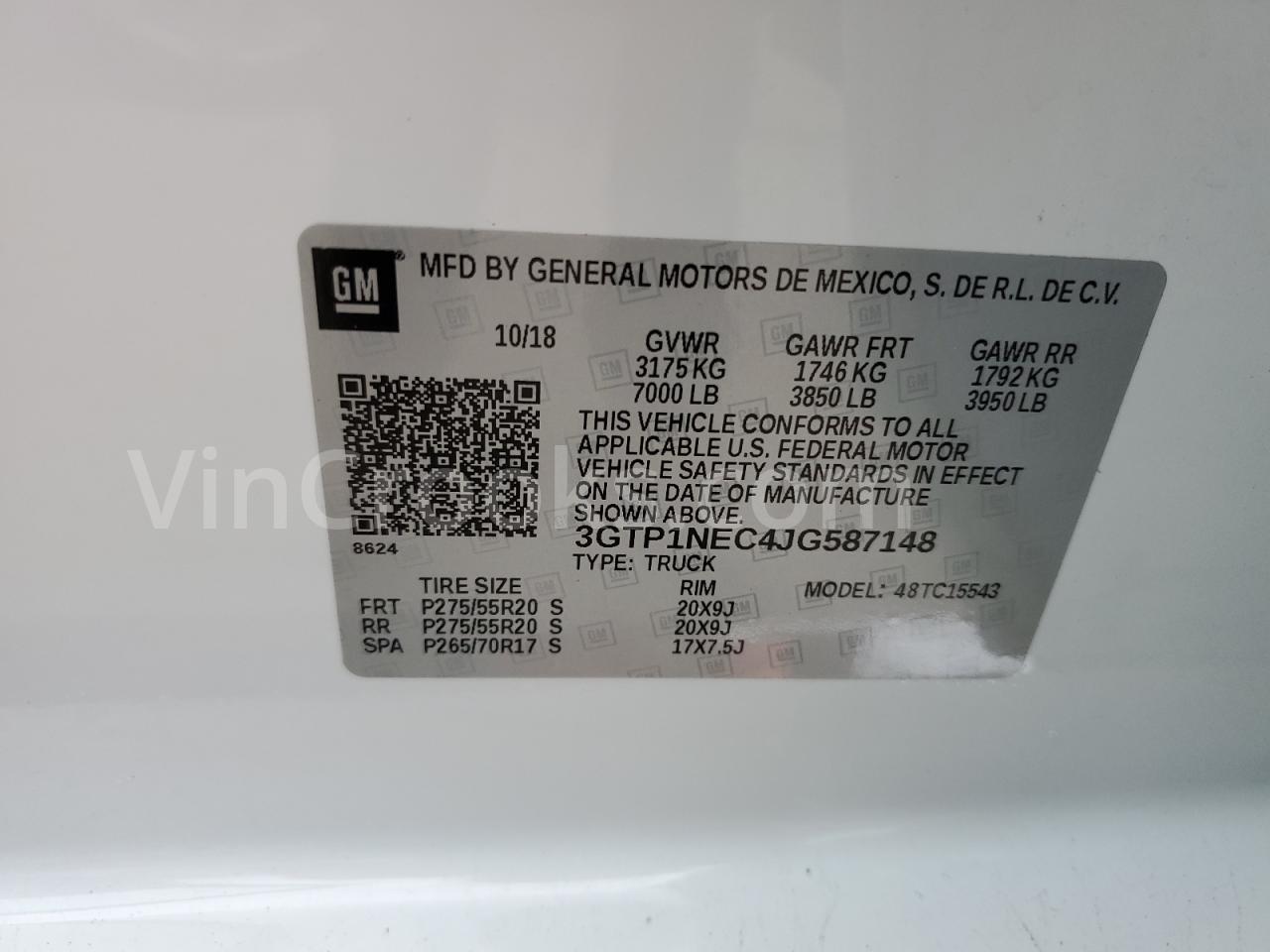 3GTP1NEC4JG587148