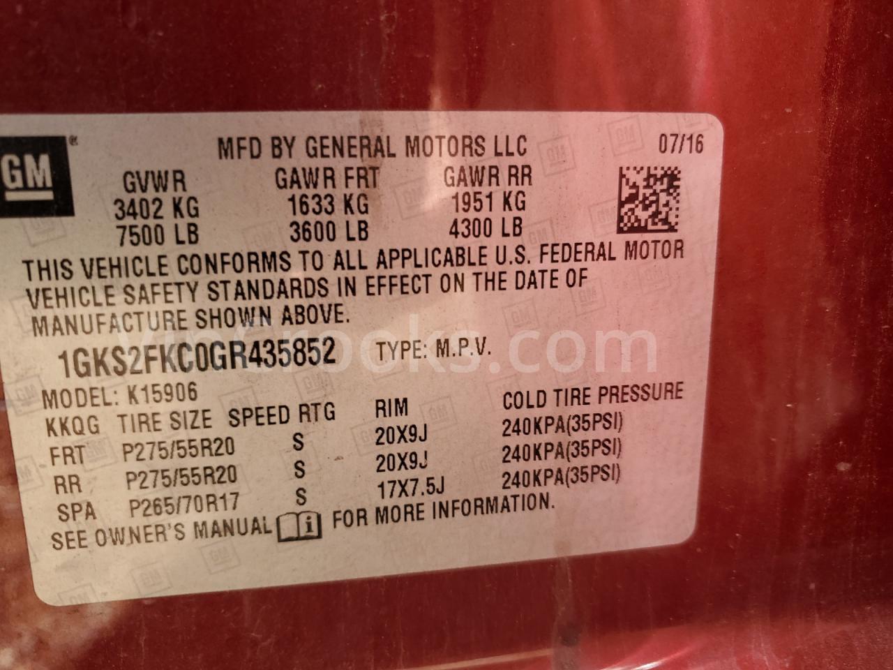 1GKS2FKC0GR435852