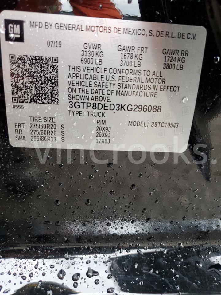 3GTP8DED3KG296088