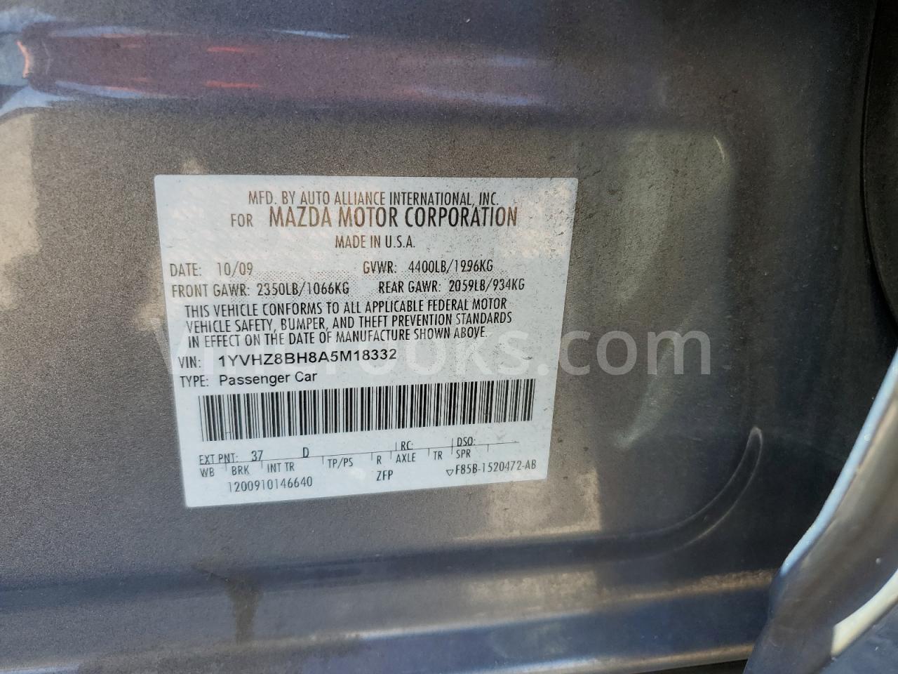 1YVHZ8BH8A5M18332