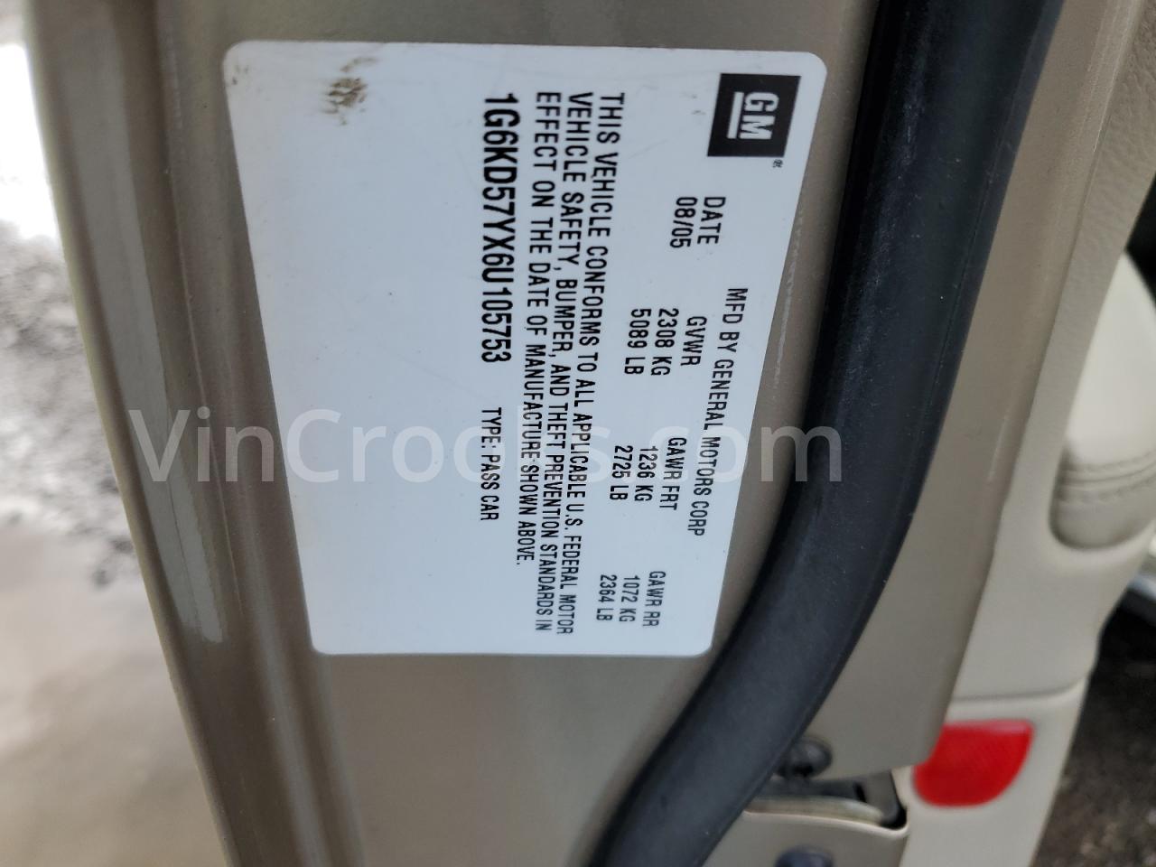 1G6KD57YX6U105753