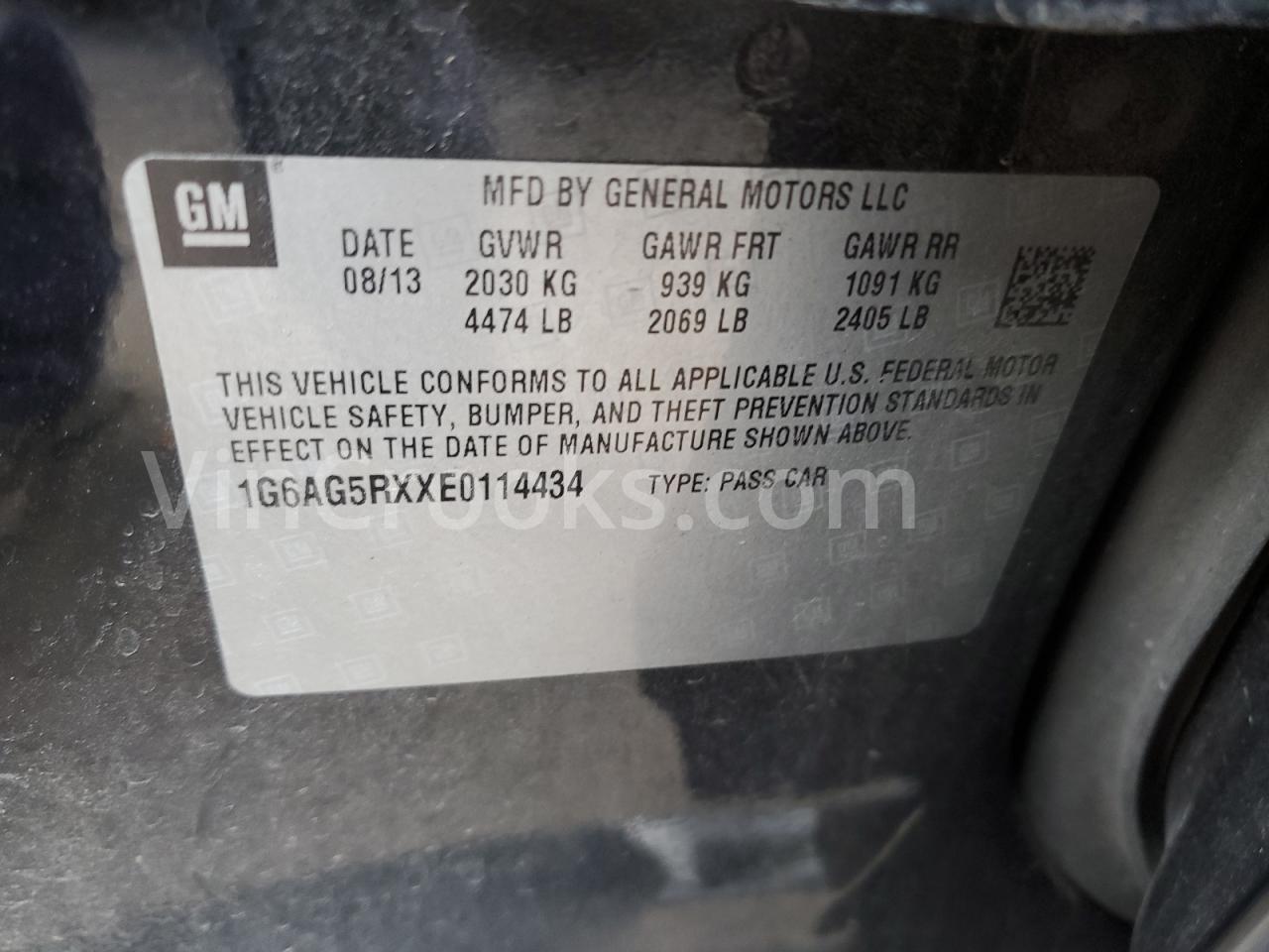 1G6AG5RXXE0114434