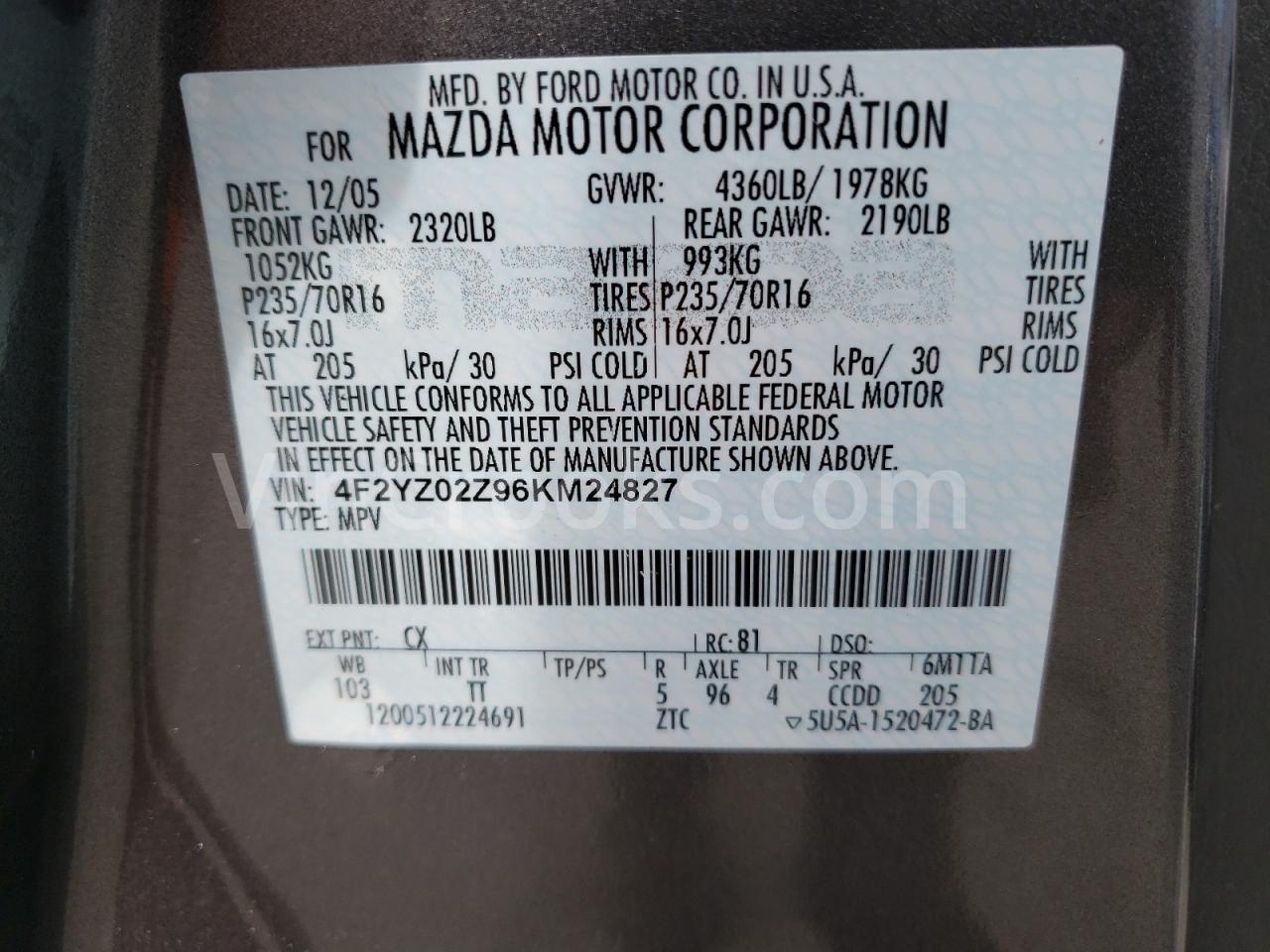 4F2YZ02Z96KM24827