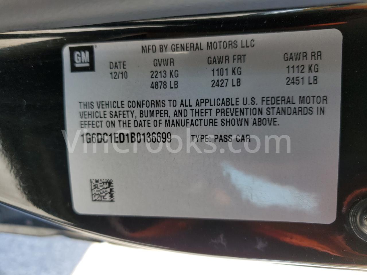 1G6DC1ED1B0136699