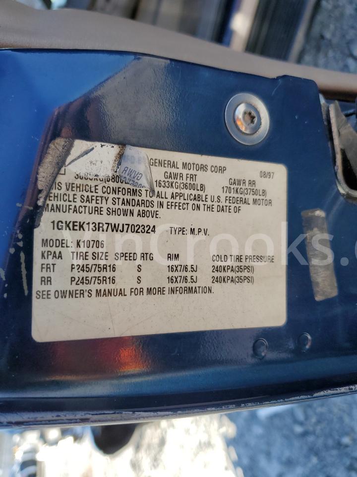 1GKEK13R7WJ702324
