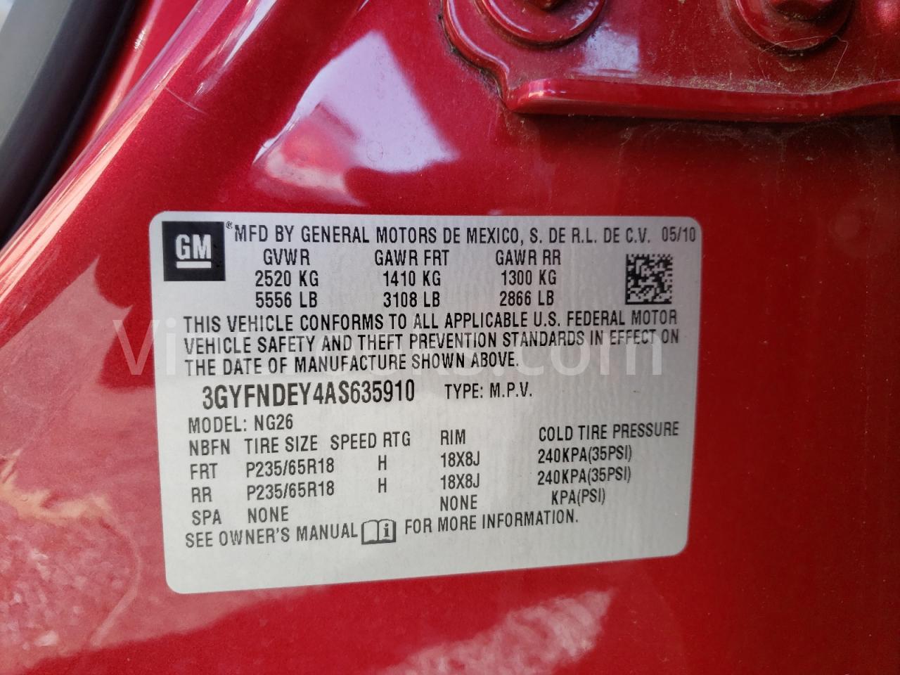 3GYFNDEY4AS635910