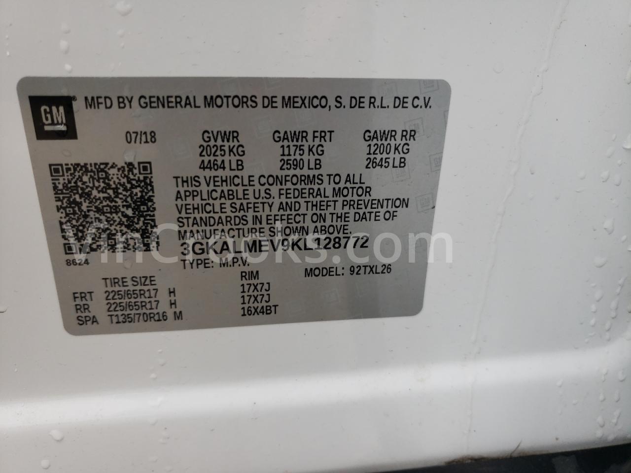3GKALMEV9KL128772