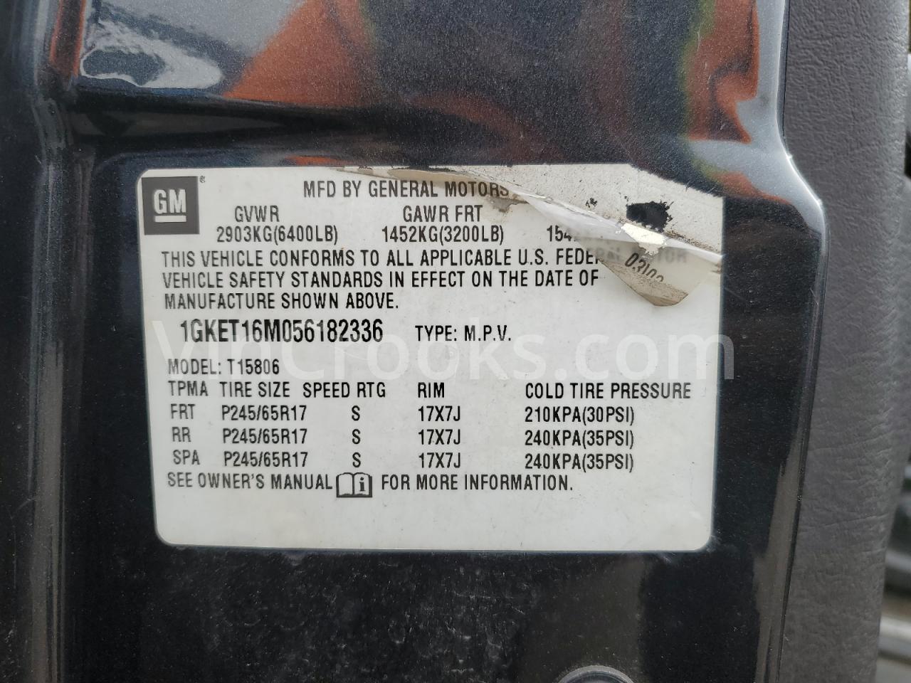 1GKET16M056182336