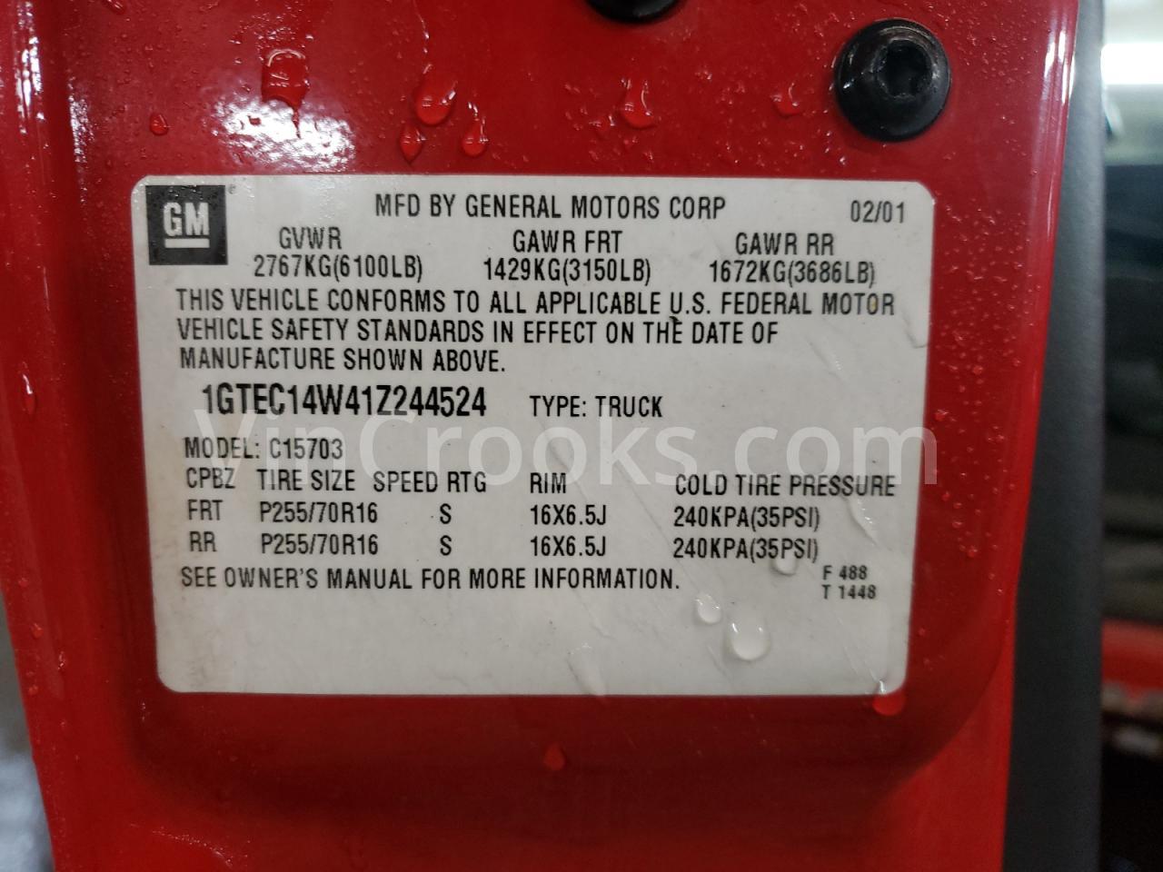 1GTEC14W41Z244524