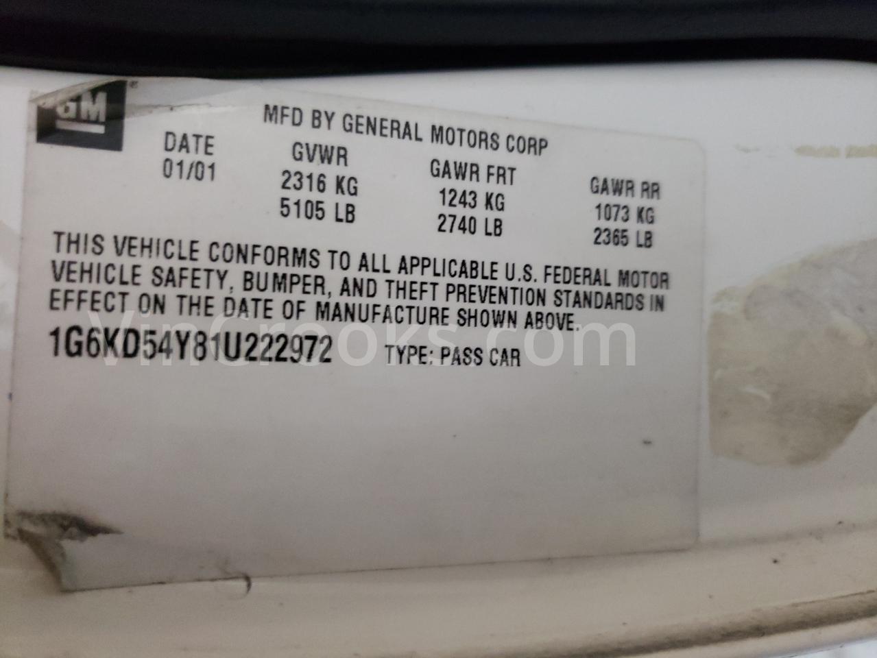 1G6KD54Y81U222972