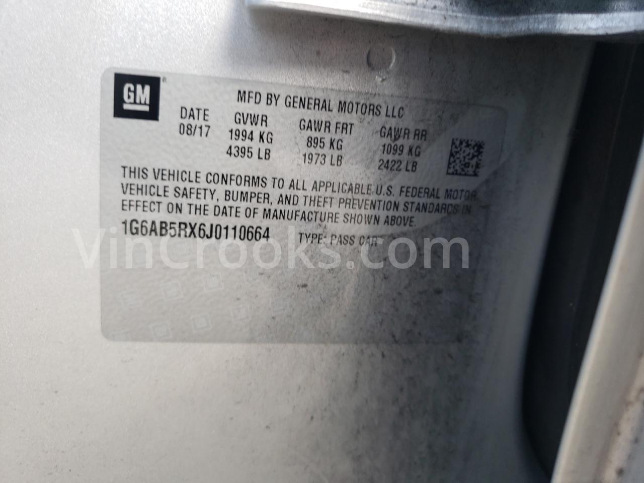 1G6AB5RX6J0110664