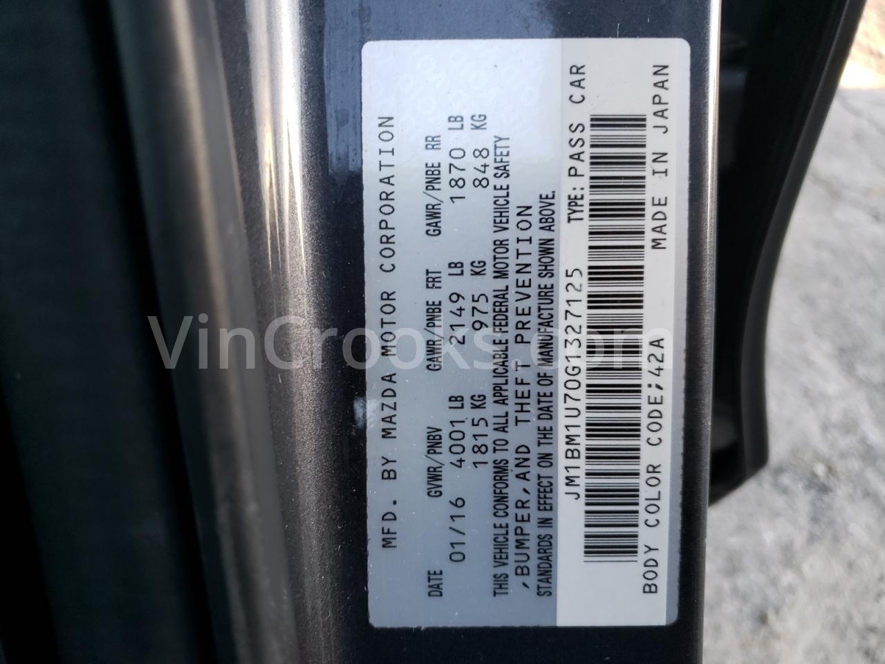 JM1BM1U70G1327125