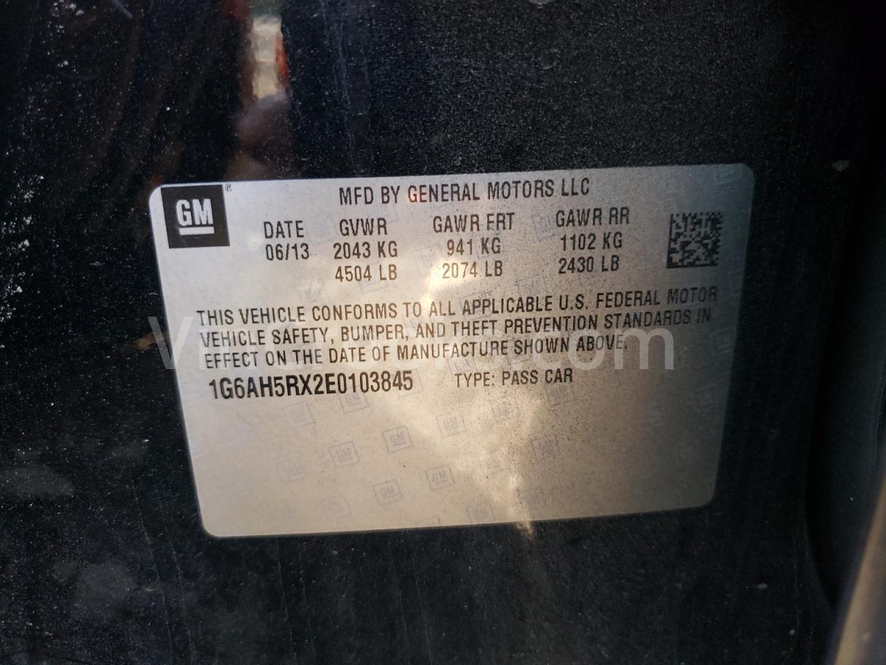 1G6AH5RX2E0103845