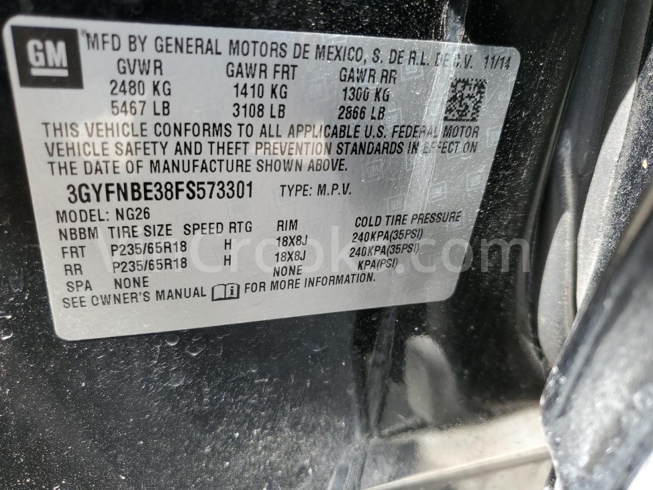 3GYFNBE38FS573301
