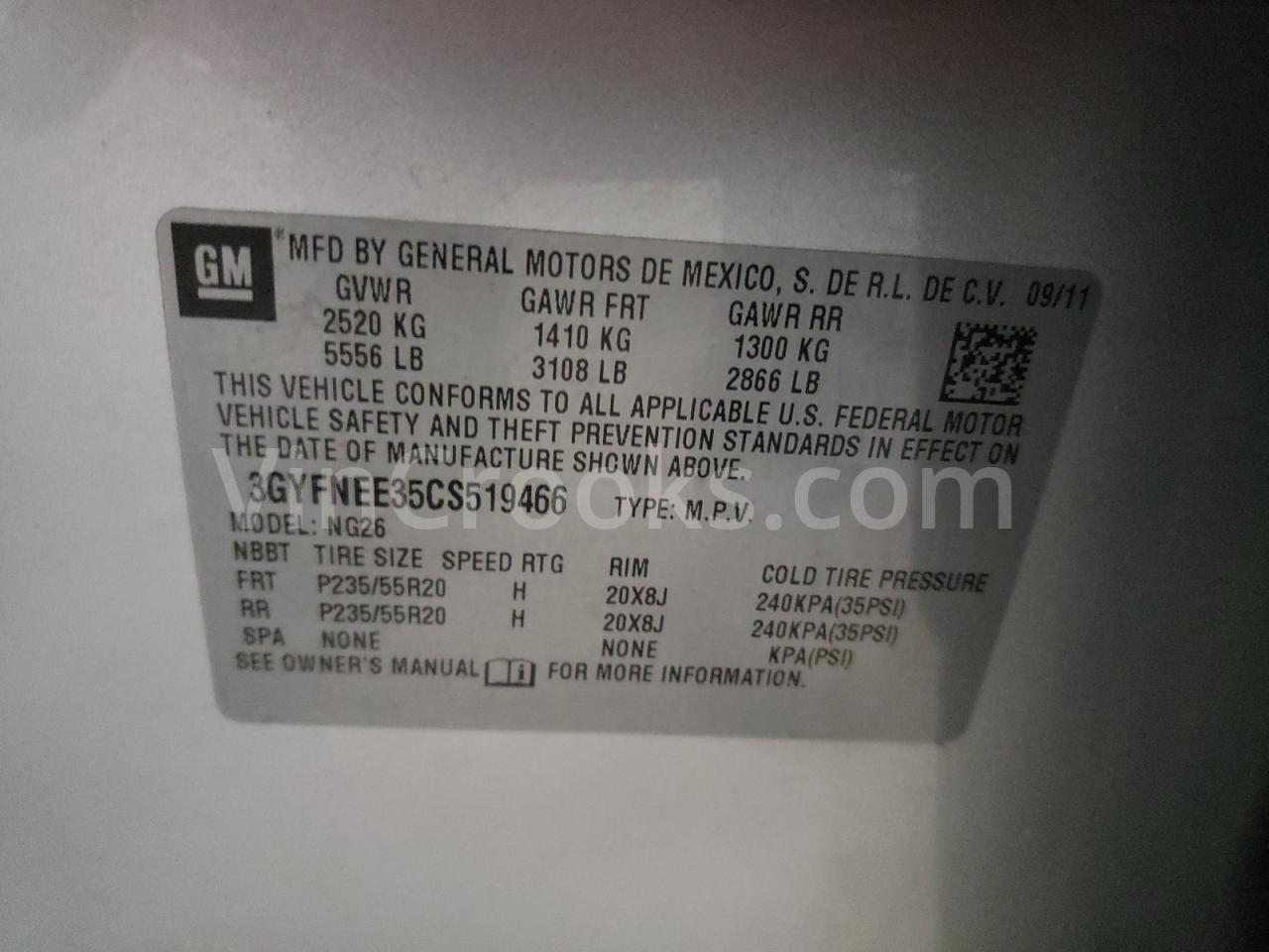 3GYFNEE35CS519466