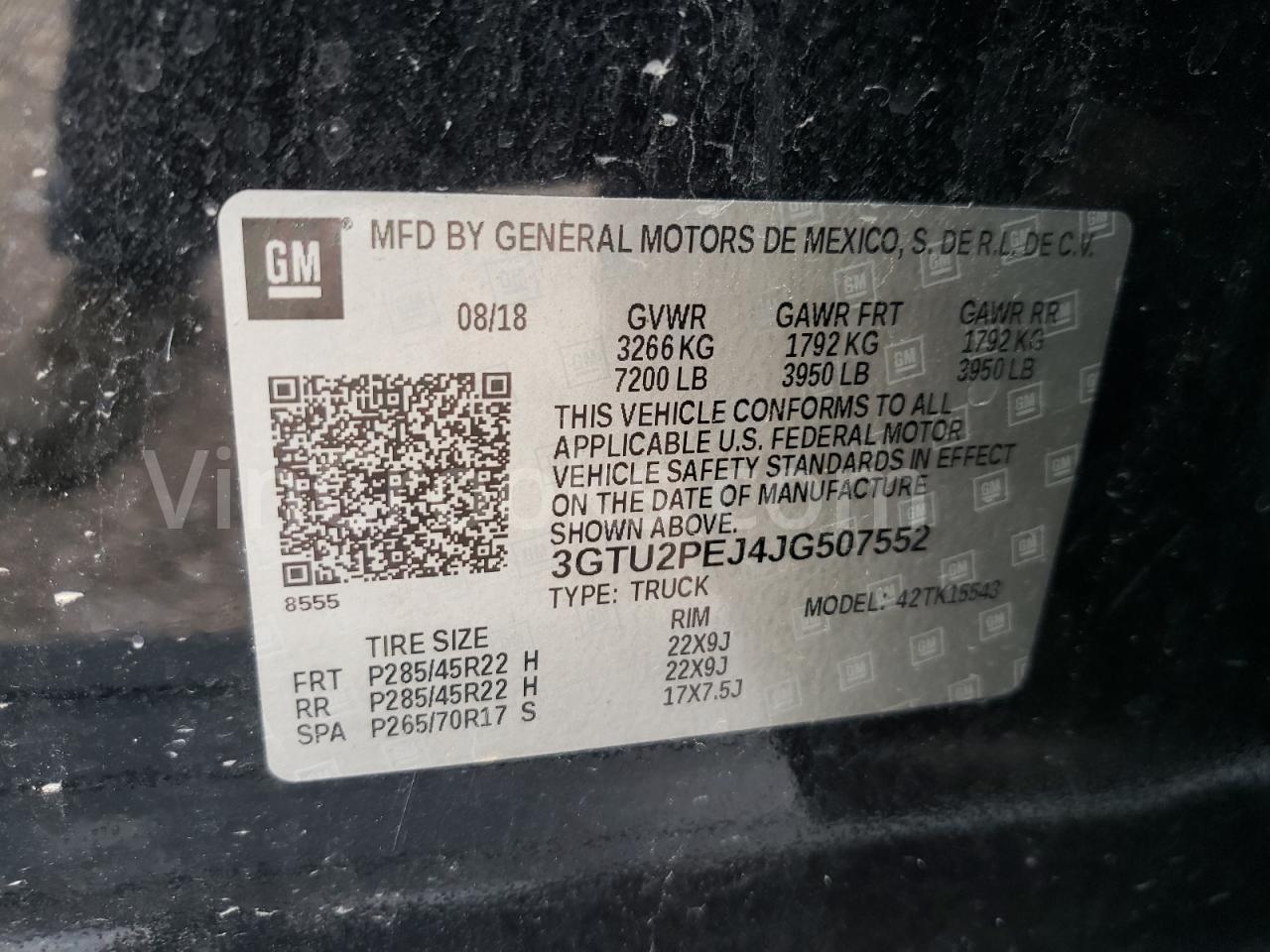 3GTU2PEJ4JG507552