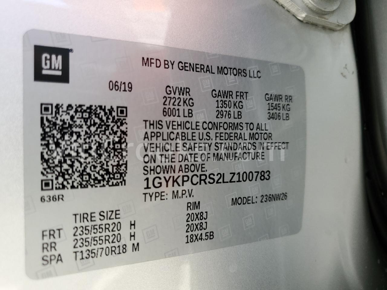 1GYKPCRS2LZ100783