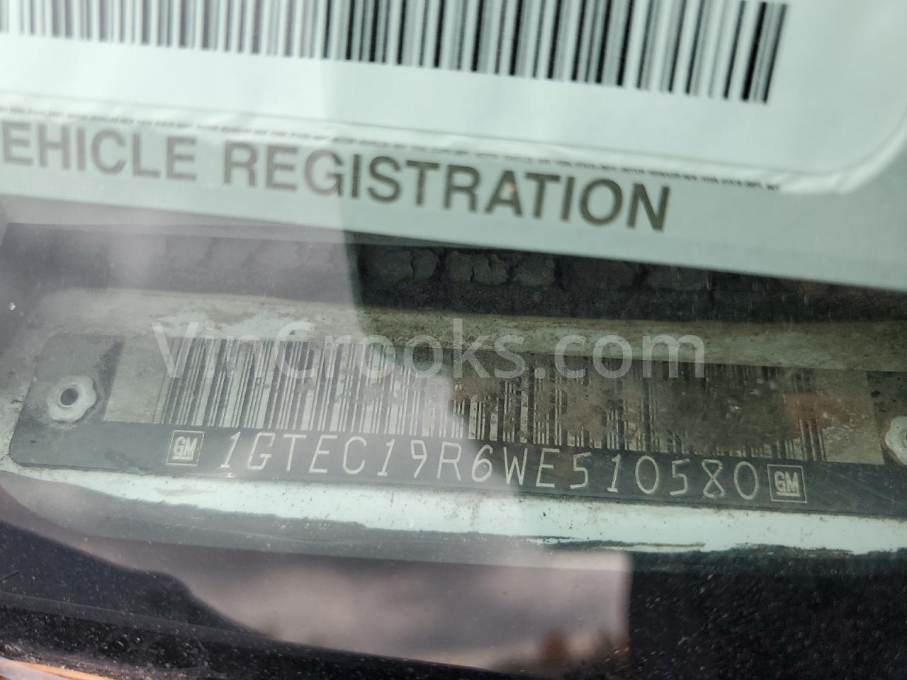 1GTEC19R6WE510580