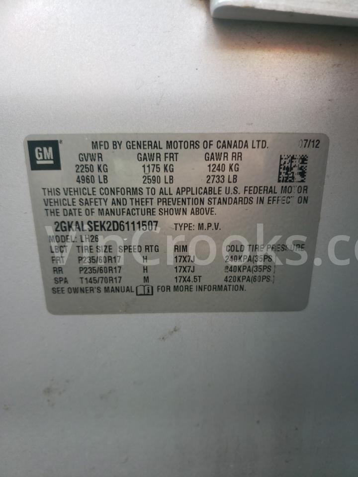 2GKALSEK2D6111507