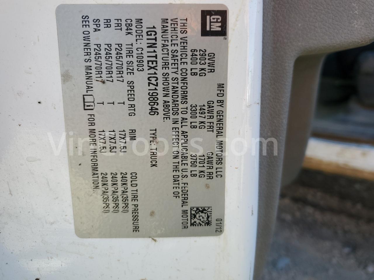 1GTN1TEX1CZ198646