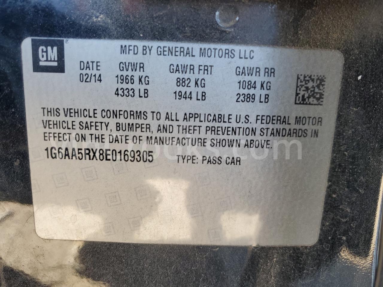 1G6AA5RX8E0169305