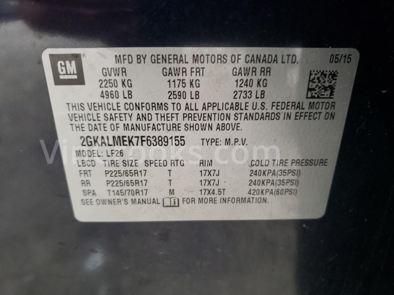 2GKALMEK7F6389155