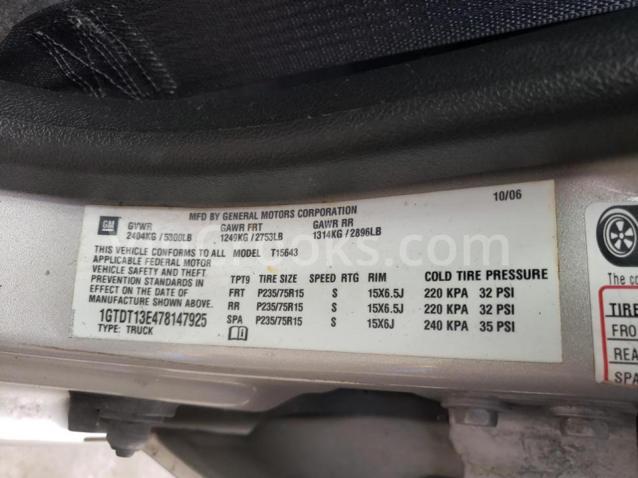 1GTDT13E478147925