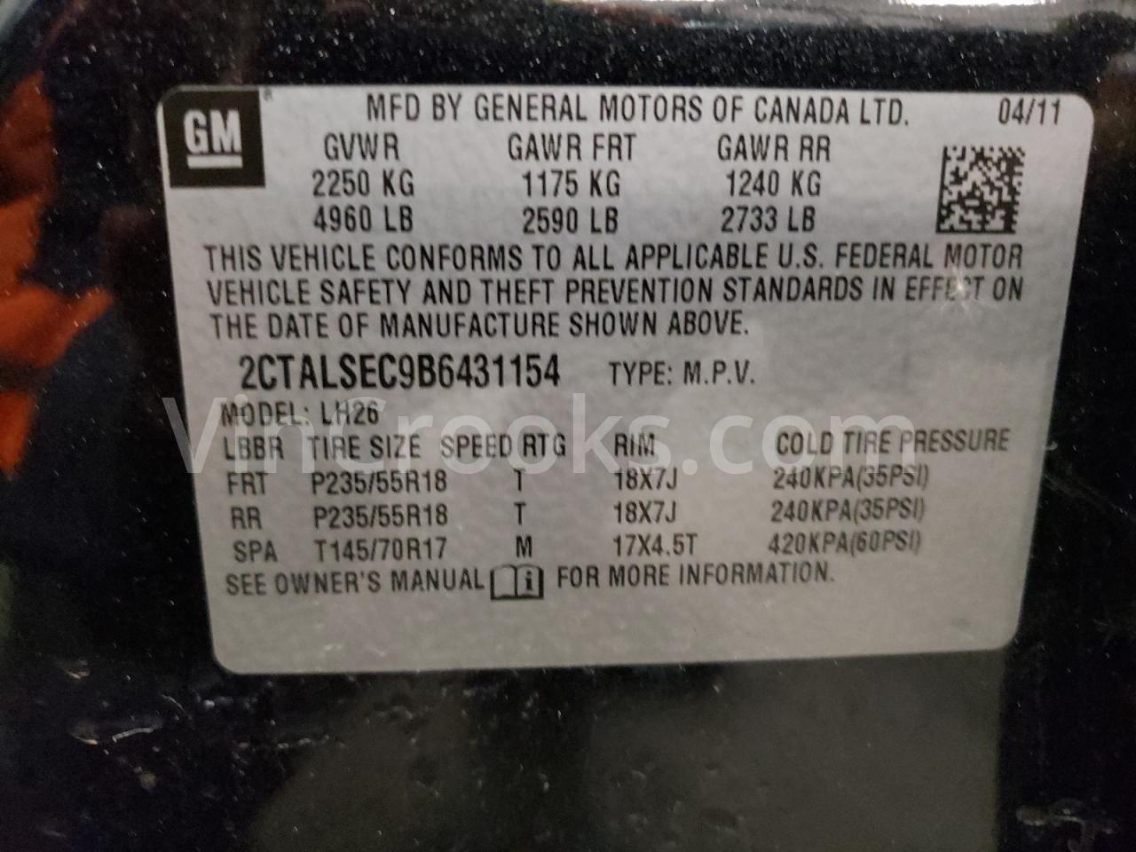 2CTALSEC9B6431154