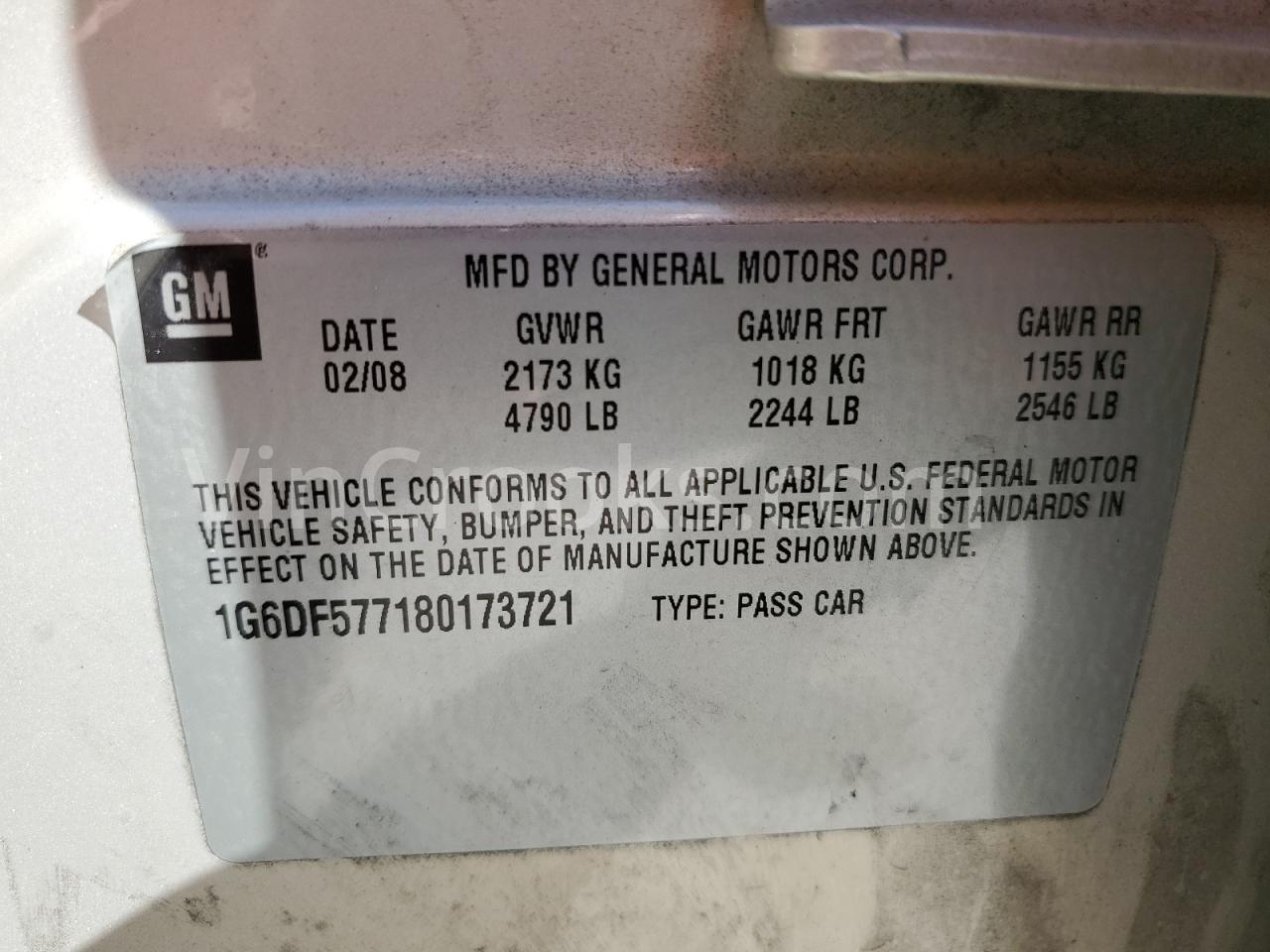 1G6DF577180173721