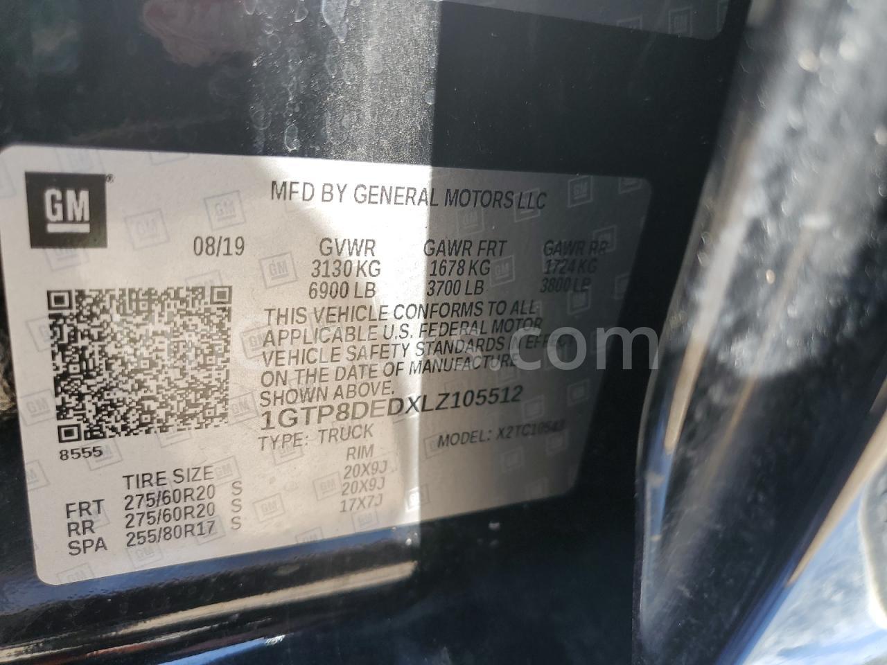 1GTP8DEDXLZ105512
