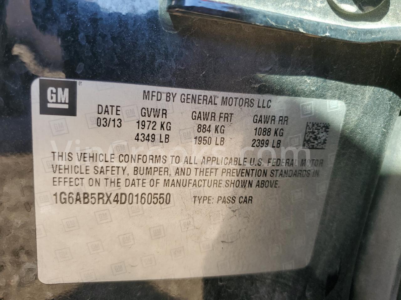 1G6AB5RX4D0160550