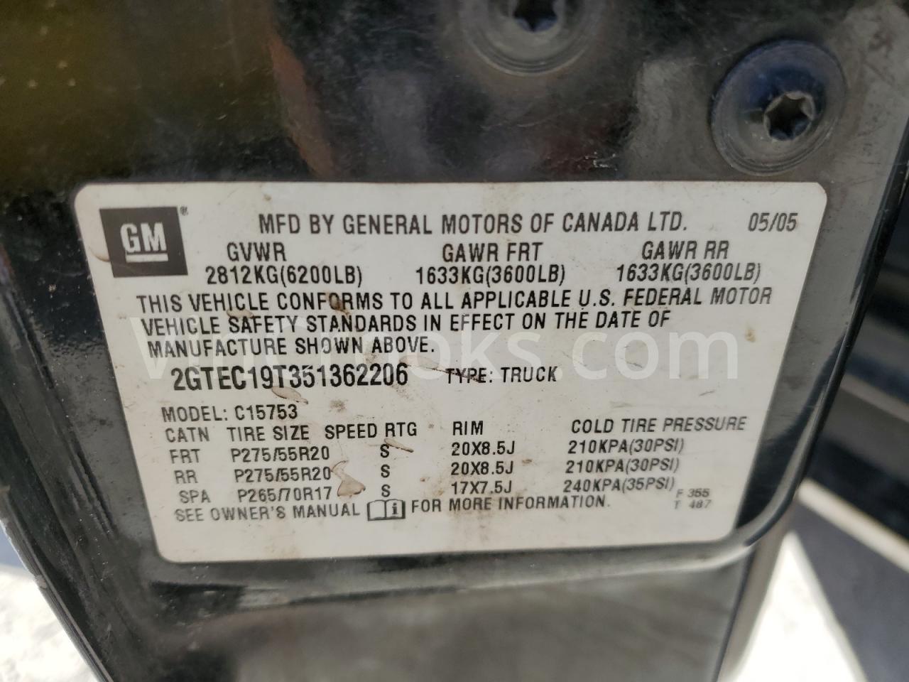 2GTEC19T351362206
