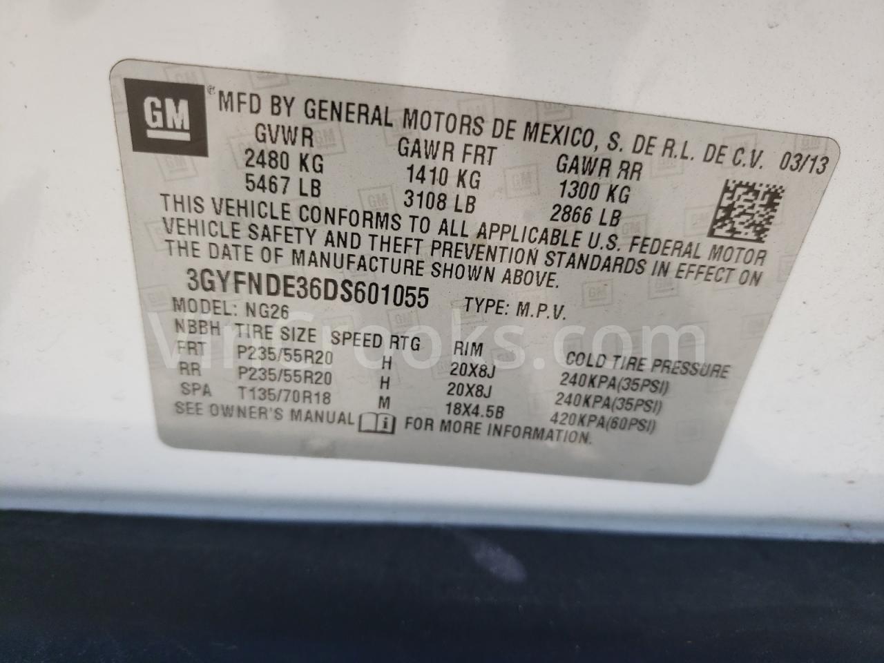 3GYFNDE36DS601055