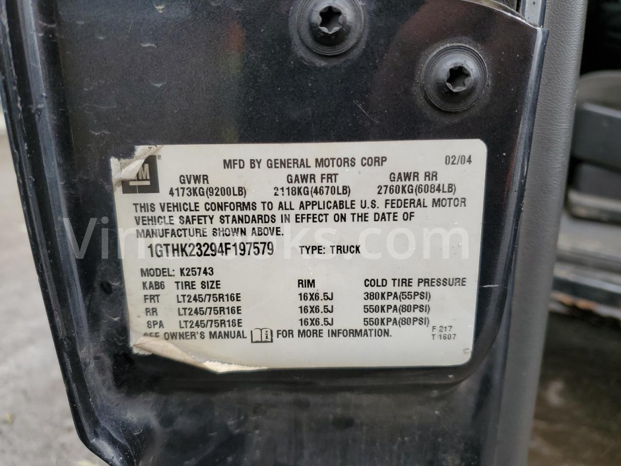 1GTHK23294F197579