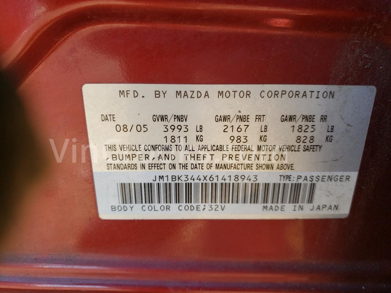JM1BK344X61418943