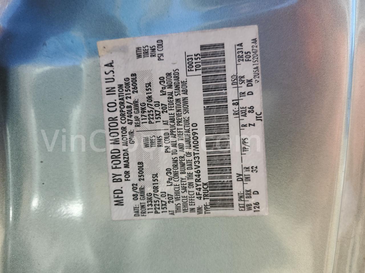 4F4YR46V33TM00910