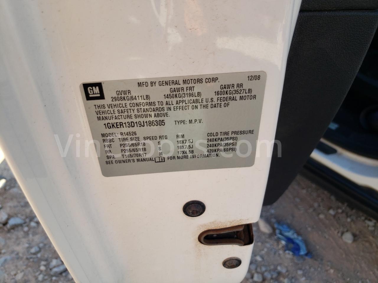 1GKER13D19J186305