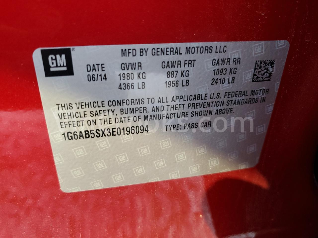 1G6AB5SX3E0196094