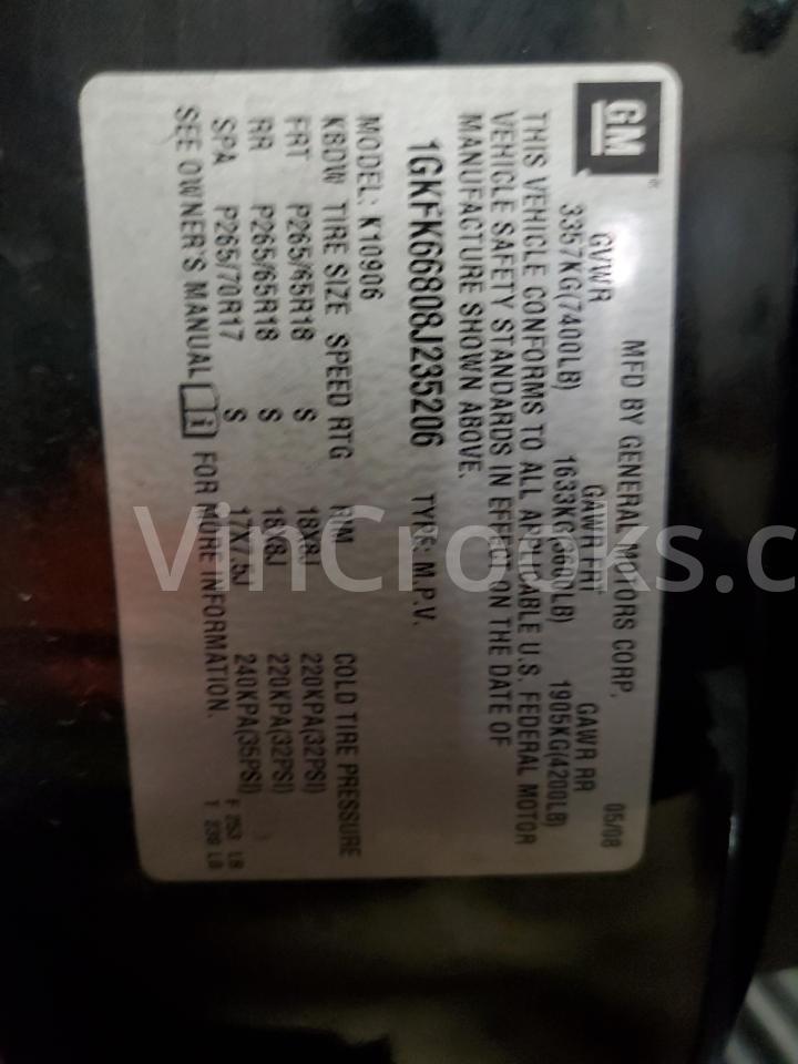 1GKFK66808J235206