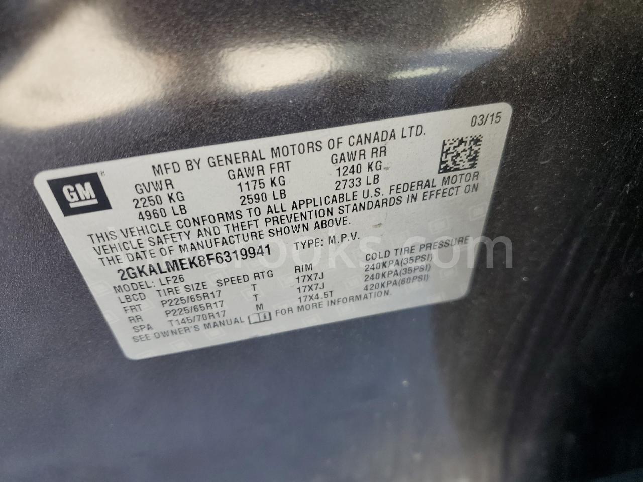 2GKALMEK8F6319941
