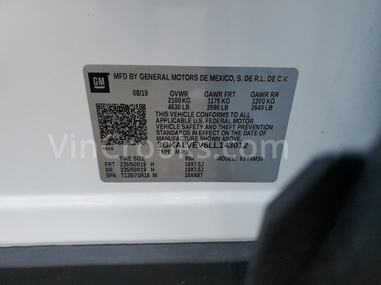 3GKALVEV6LL143012