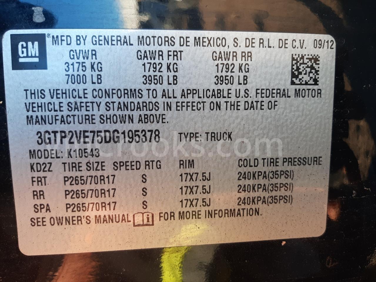 3GTP2VE75DG195378