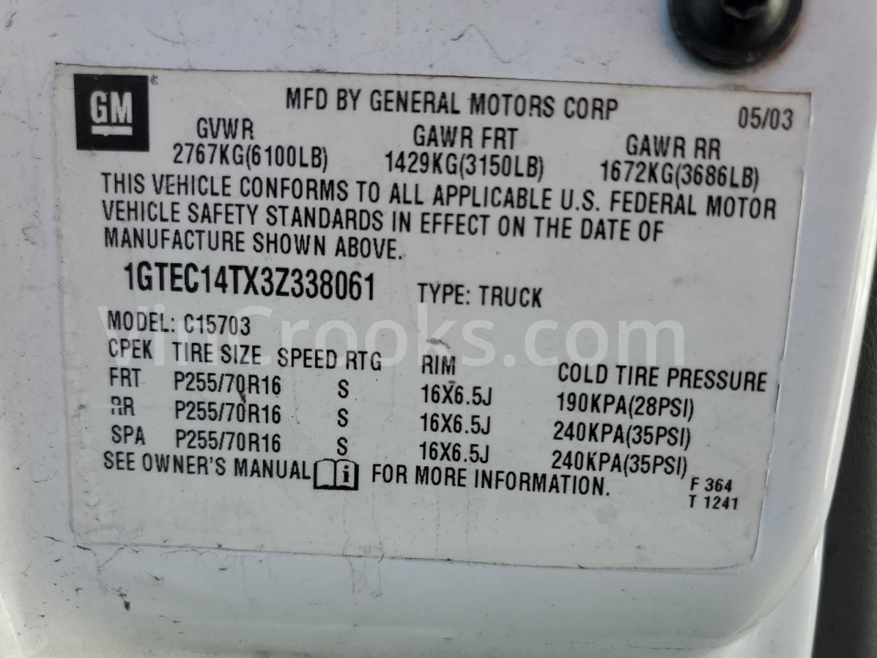 1GTEC14TX3Z338061