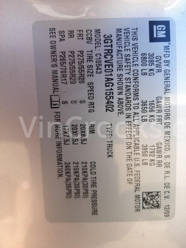3GTRCVE01AG155402