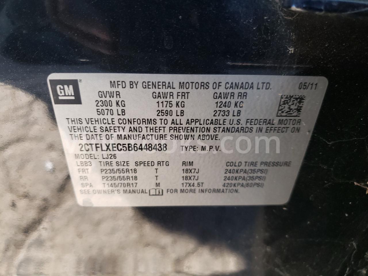 2CTFLXEC5B6448438