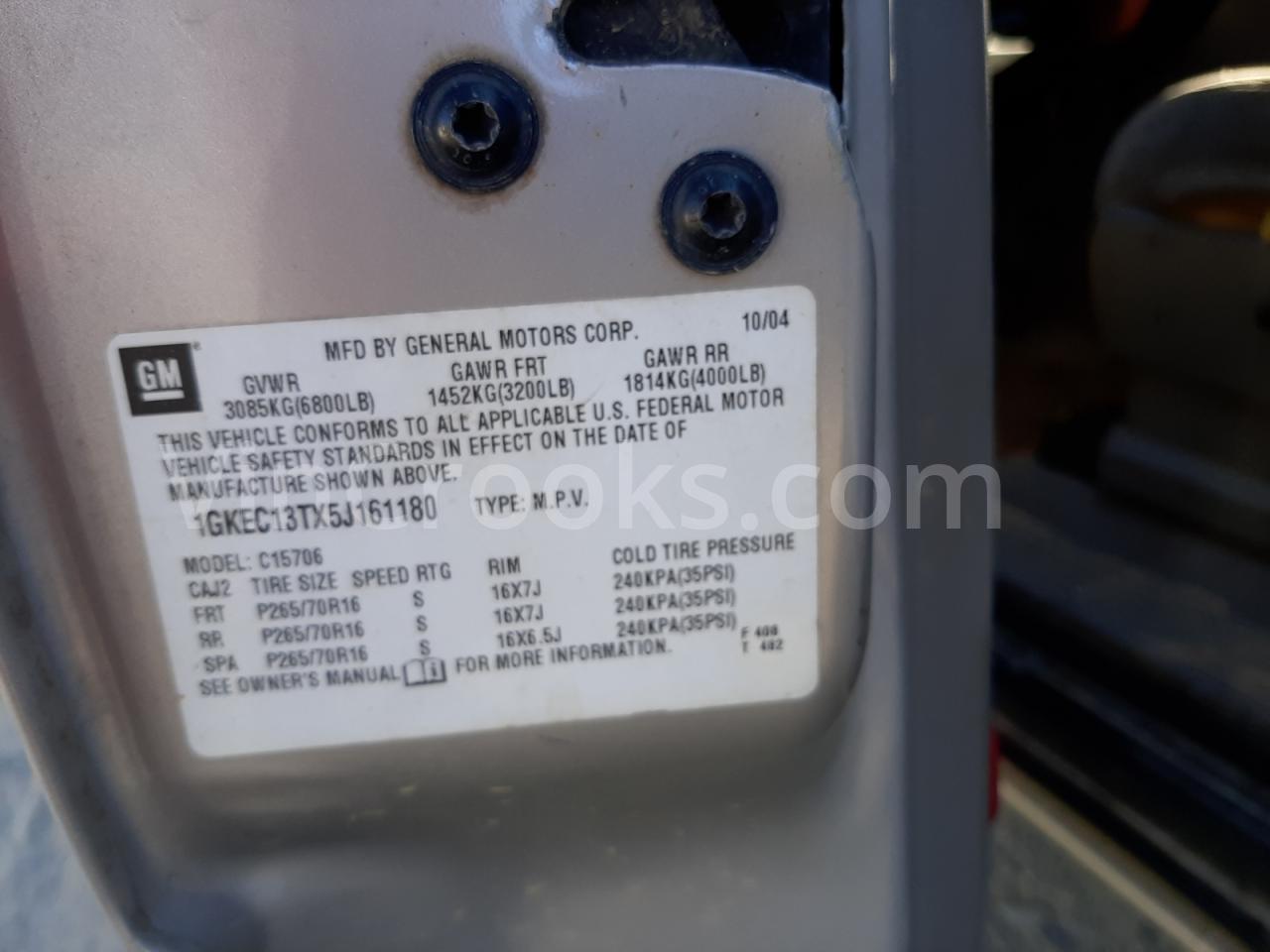 1GKEC13TX5J161180