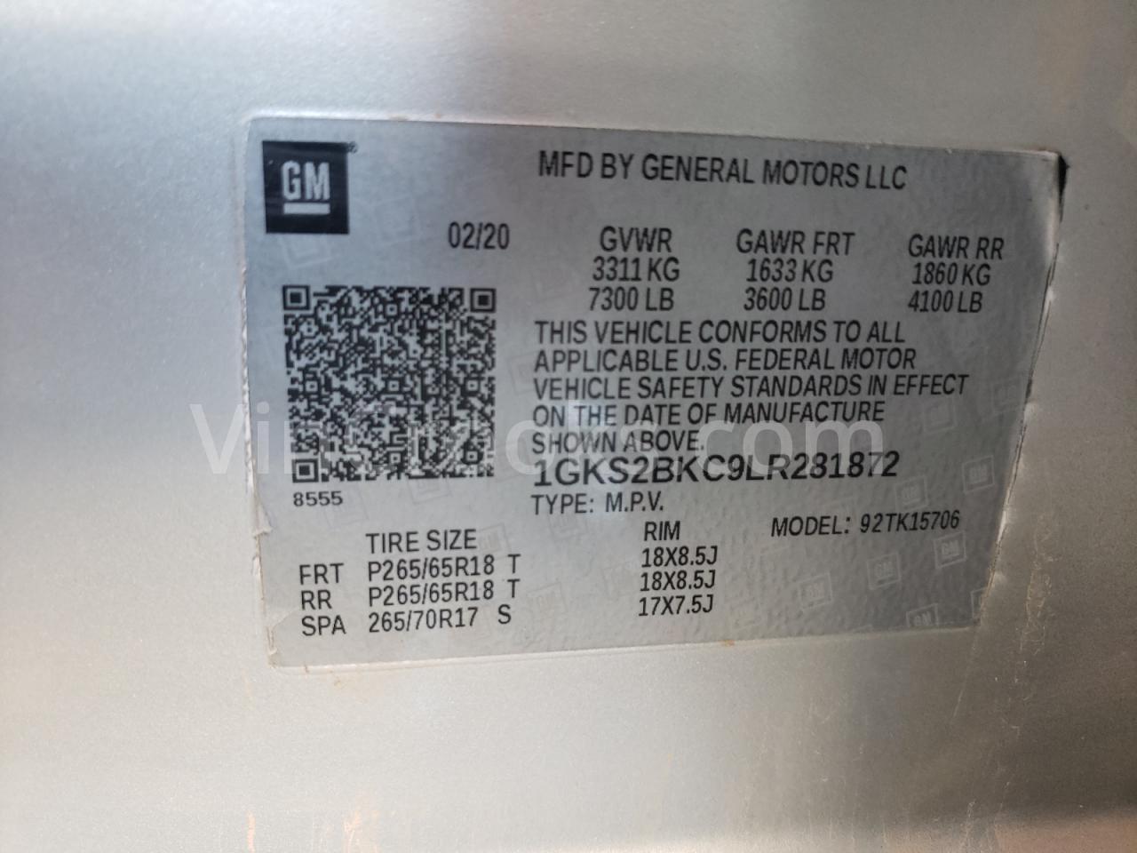 1GKS2BKC9LR281872