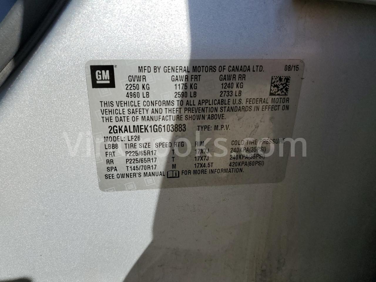 2GKALMEK1G6103883
