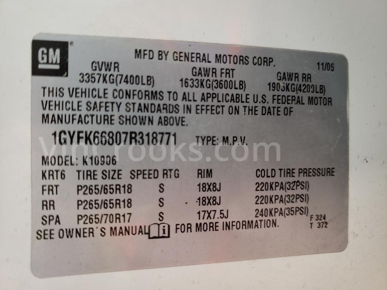 1GYFK66807R318771