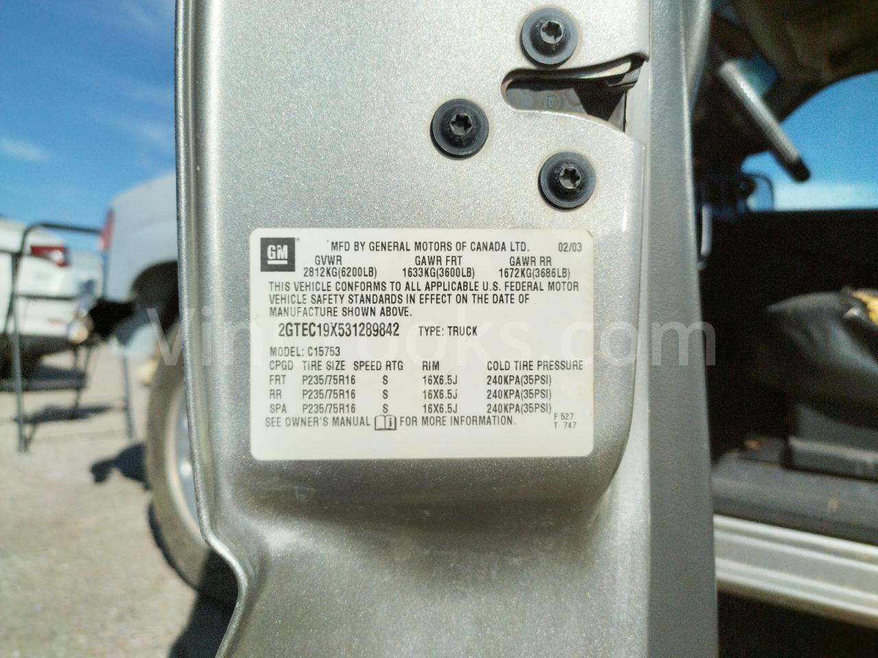 2GTEC19X531289842